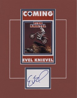 Viva Knievel autograph