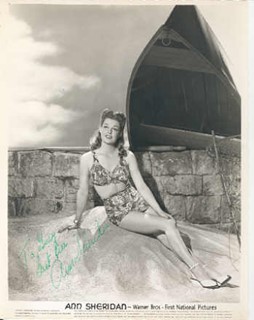 Ann Sheridan autograph