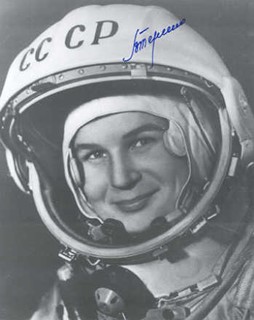 Valentina Tereshkova autograph