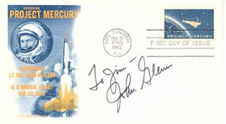 John Glenn autograph