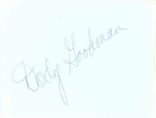 Dody Goodman autograph