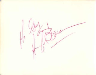 Hugh O'Brian autograph