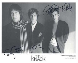 The Knack autograph
