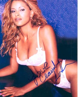Claudia Jordan autograph