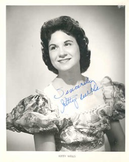Kitty Wells autograph