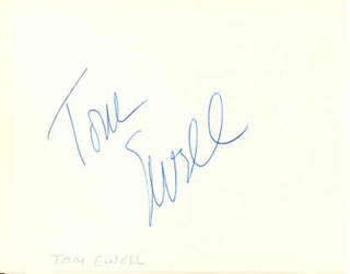 Tom Ewell autograph