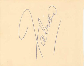 Fabian autograph