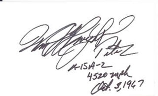 Pete Knight autograph