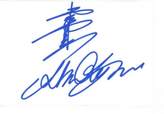 Shin Koyamada autograph