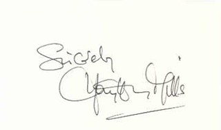 Hayley Mills autograph