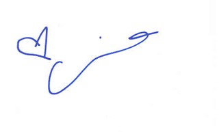 China Chow autograph