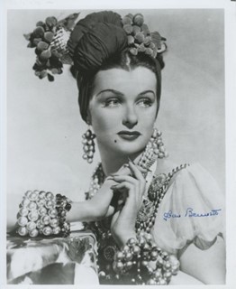 Joan Bennett autograph