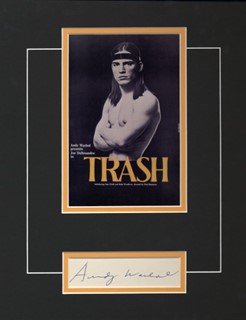 Andy Warhol autograph