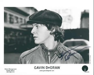 Gavin DeGraw autograph