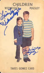 The Addams Family autograph