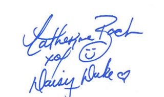 Catherine Bach autograph