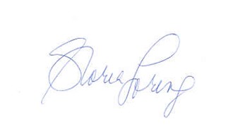 Gloria Loring autograph