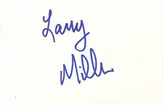Larry Miller autograph
