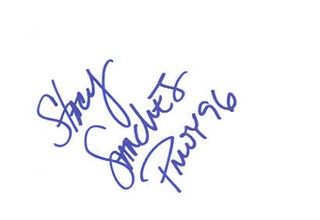 Stacy Sanchez autograph