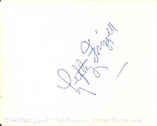 Lefty Frizzell autograph
