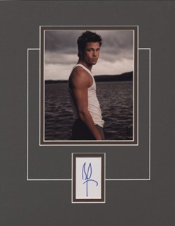 Brad Pitt autograph