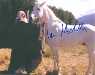 Ian McKellan autograph
