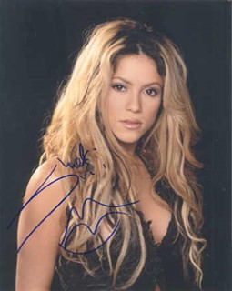 Shakira autograph