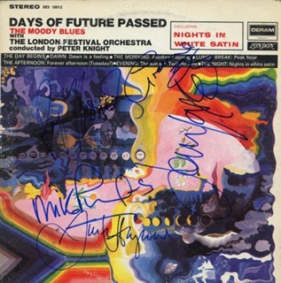 The Moody Blues autograph