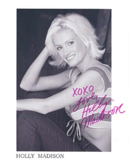 Holly Madison autograph