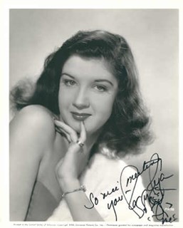 Peggy Ryan autograph