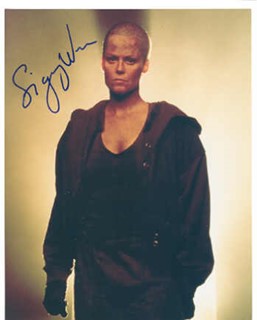 Sigourney Weaver autograph