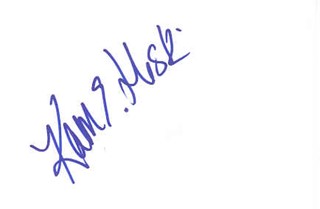 Kam Heskins autograph