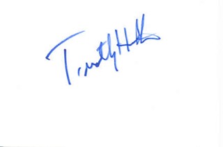 Timothy Hutton autograph