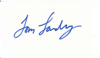 Tom Landry autograph