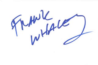 Frank Whaley autograph