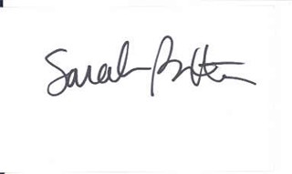 Sarah Buxton autograph