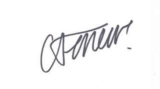 Catherine Deneuve autograph
