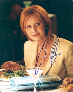 Cynthia Nixon autograph