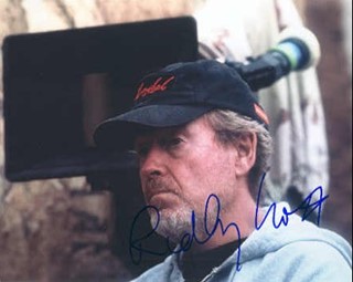 Ridley Scott autograph