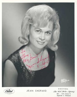 Jean Shepard autograph