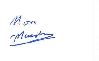 Norm MacDonald autograph