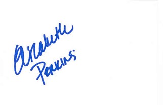 Elizabeth Perkins autograph