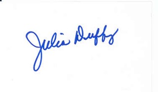 Julia Duffy autograph