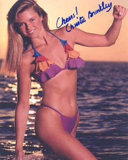 Christie Brinkley autograph
