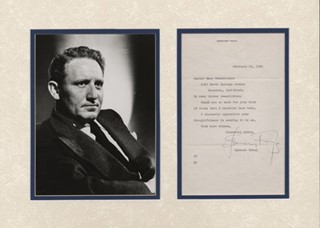 Spencer Tracy autograph