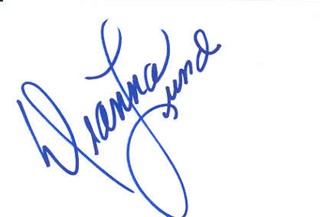Deanna Lund autograph
