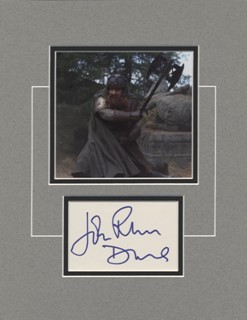 John Rhys-Davies as Gimli autograph