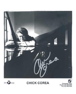 Chick Corea autograph