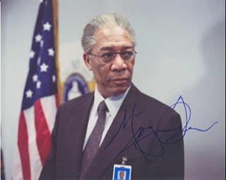 Morgan Freeman autograph