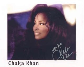 Chaka Khan autograph